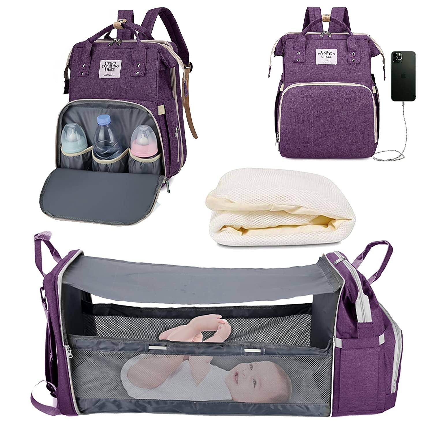 Sac à langer portatif | Berceau de voyage BabyNappy™ - Autour de Maman et Bébé