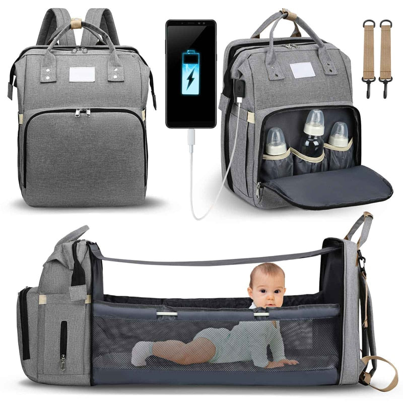 Sac à langer portatif | Berceau de voyage BabyNappy™ - Autour de Maman et Bébé